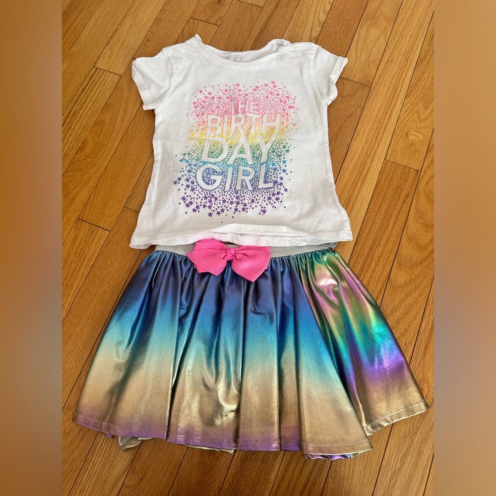 Adorable Girls Birthday outfit size 4/5